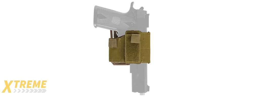 CA-1113T UNIVERSAL PISTOL HOLSTER FOR MOLLE MODULAR ATTACHMENT SYSTEM SOLUTION