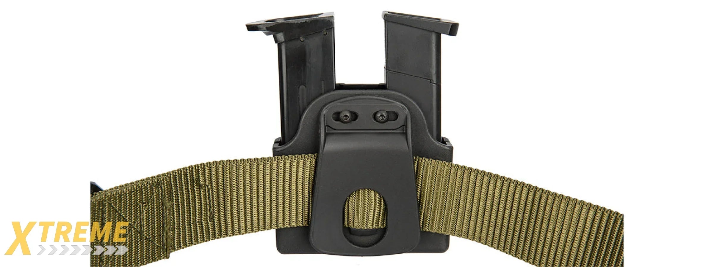 CA-1239 DUAL POLYMER PISTOL MAGAZINE CARRIER - DUAL MAGAZINE TACTICAL ACCESSORY