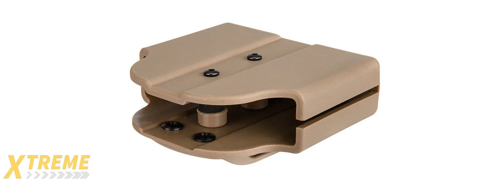 CA-1239 DUAL POLYMER PISTOL MAGAZINE CARRIER - DUAL MAGAZINE TACTICAL ACCESSORY