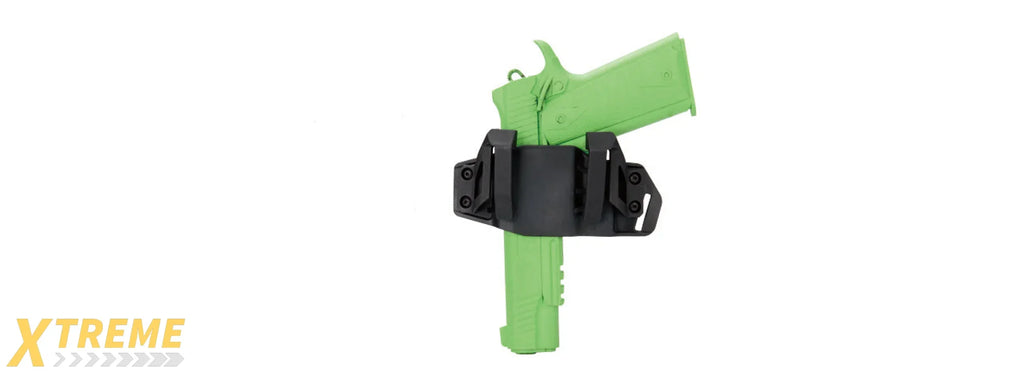 CA-1242 ABS POLYMER TACTICAL PISTOL WRAP BELT HOLSTER WITH RETENTION SYSTEM