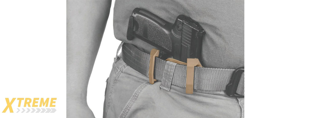 CA-1242 ABS POLYMER TACTICAL PISTOL WRAP BELT HOLSTER WITH RETENTION SYSTEM