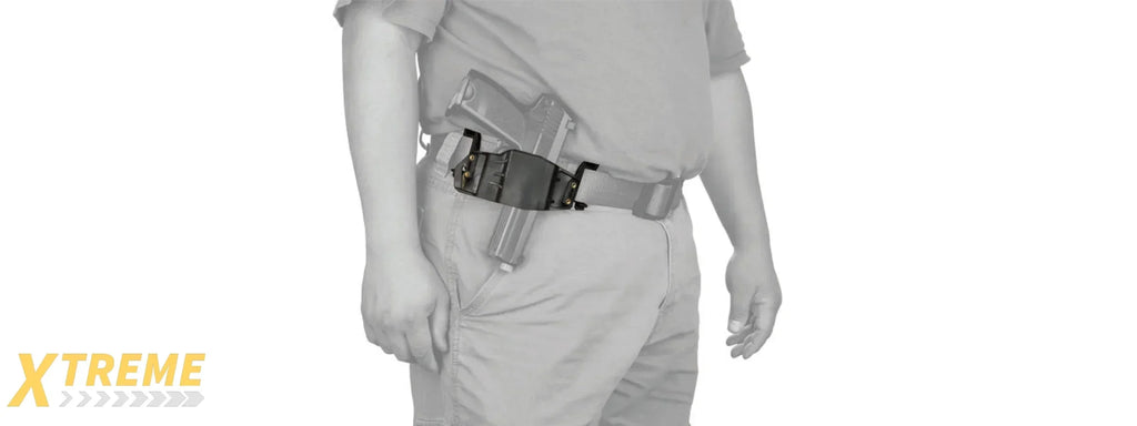 CA-1242 ABS POLYMER TACTICAL PISTOL WRAP BELT HOLSTER WITH RETENTION SYSTEM