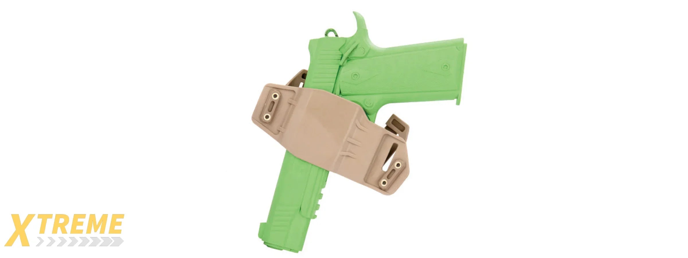 CA-1242 ABS POLYMER TACTICAL PISTOL WRAP BELT HOLSTER WITH RETENTION SYSTEM