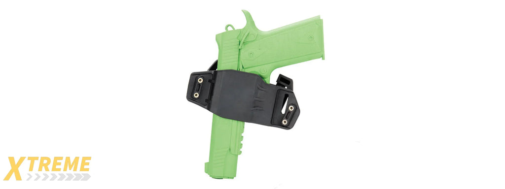 CA-1242 ABS POLYMER TACTICAL PISTOL WRAP BELT HOLSTER WITH RETENTION SYSTEM