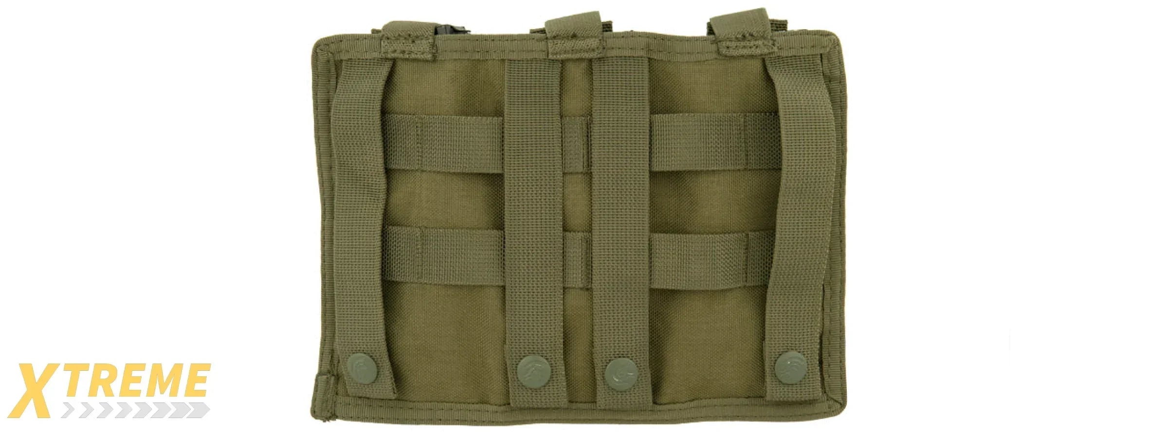 CA-1499 TRIPLE MOLLE POUCH - TACTICAL HEAVY-DUTY MODULAR UTILITY STORAGE SYSTEM