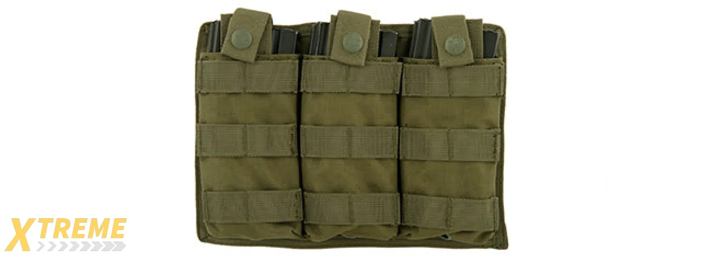 CA-1499 TRIPLE MOLLE POUCH - TACTICAL HEAVY-DUTY MODULAR UTILITY STORAGE SYSTEM
