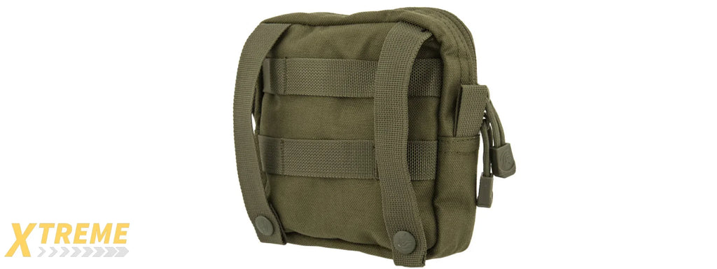 CA-1500 ENCLOSED M4 EMT UTILITY POUCH - RIGID TACTICAL MEDICAL GEAR CARRIER FOR MOLLE