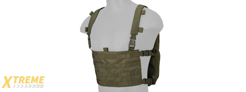 CA-1615 QD CHEST RIG LIGHTWEIGHT BACKPACK TACTICAL MOLLE CARRIER FOR OUTDOOR USE