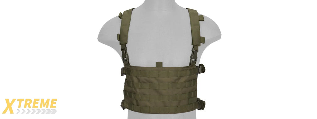 CA-1615 QD CHEST RIG LIGHTWEIGHT BACKPACK TACTICAL MOLLE CARRIER FOR OUTDOOR USE