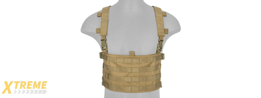 CA-1615 QD CHEST RIG LIGHTWEIGHT BACKPACK TACTICAL MOLLE CARRIER FOR OUTDOOR USE