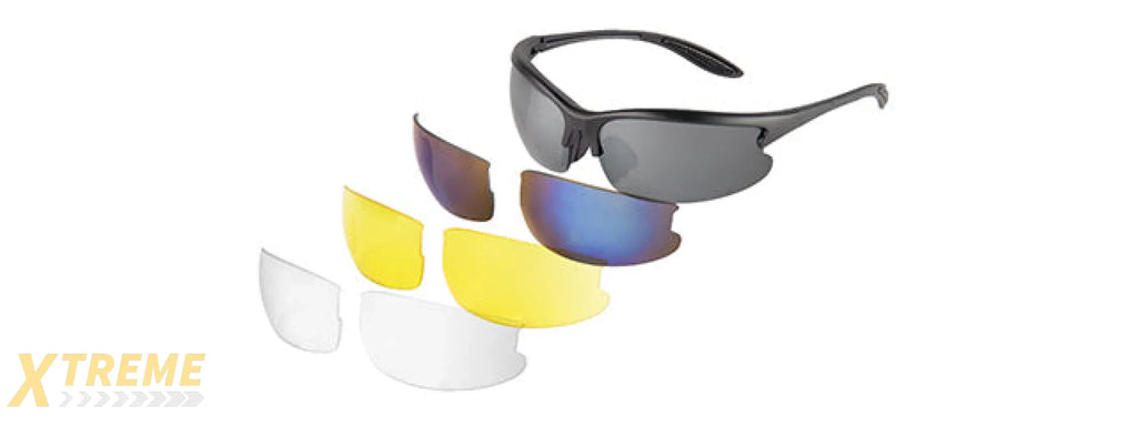CA-222 OUTDOOR TACTICAL PERFORMANCE SHOOTING GLASSES (4 LENS)