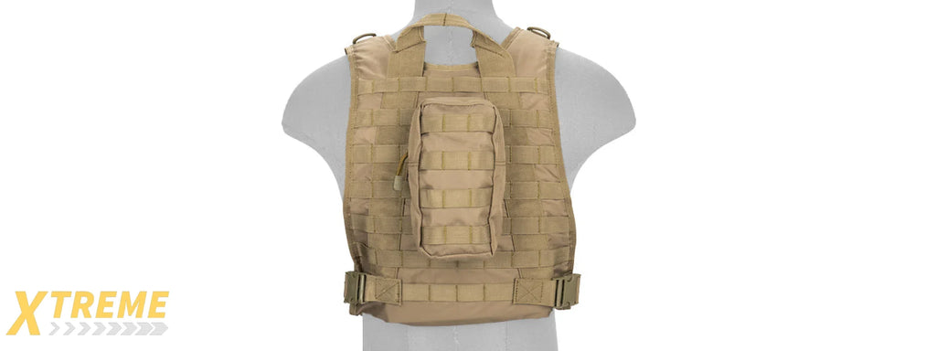 CA-301 Nylon Molle Tactical Vest - Durable Modular Load-Bearing Military Style Vest