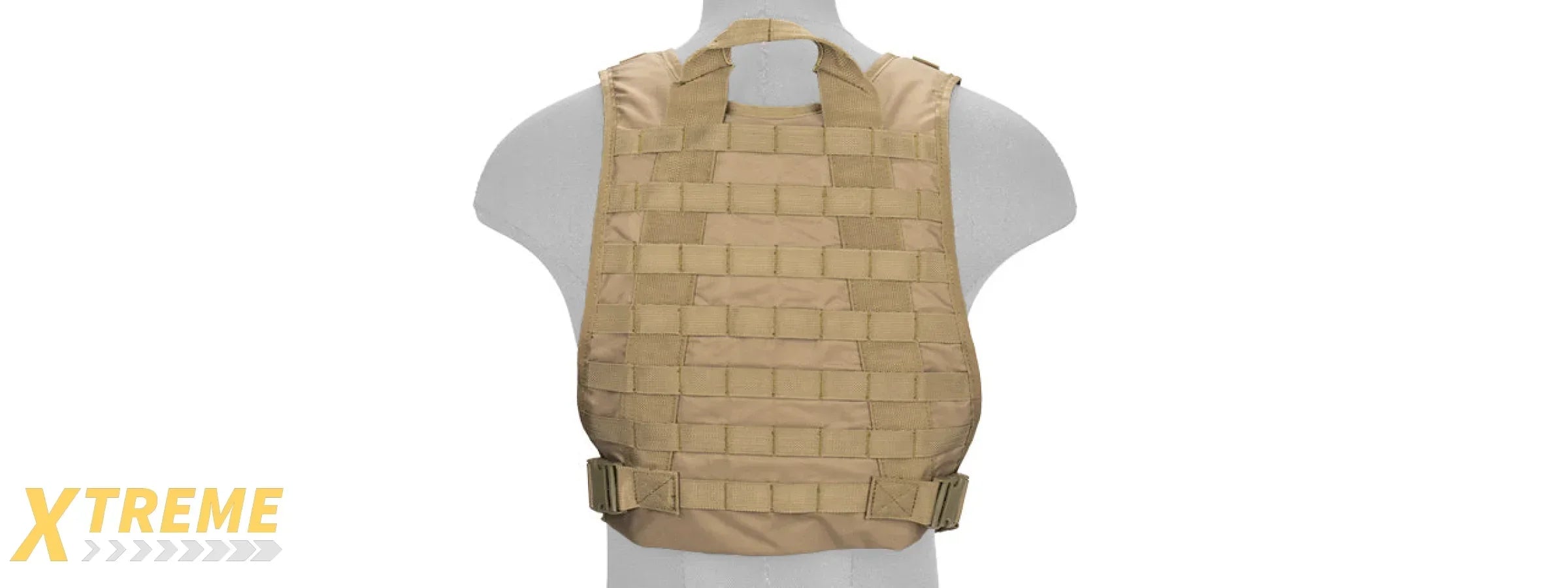 CA-301 Nylon Molle Tactical Vest - Durable Modular Load-Bearing Military Style Vest