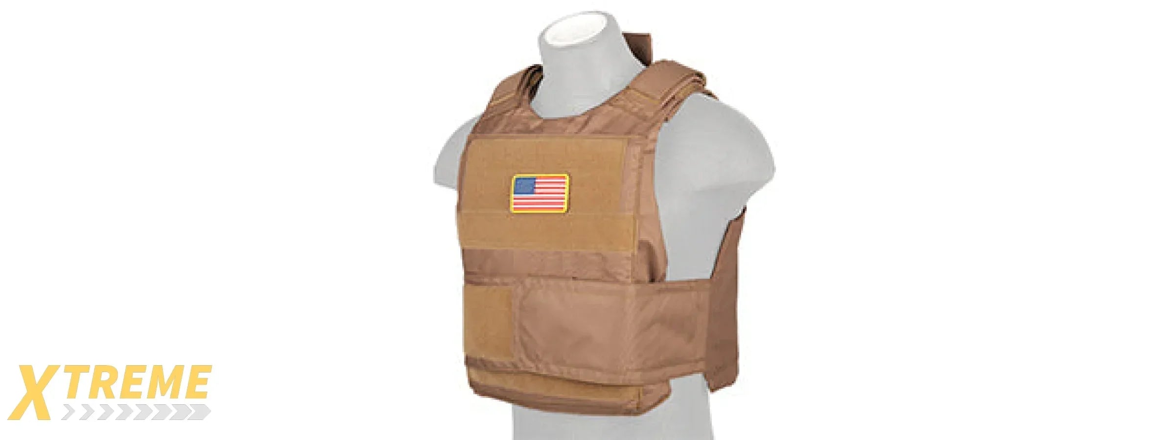 CA-302 Nylon Body Armor Tactical Vest - Heavy Duty Adjustable Military Load-Bearing Vest
