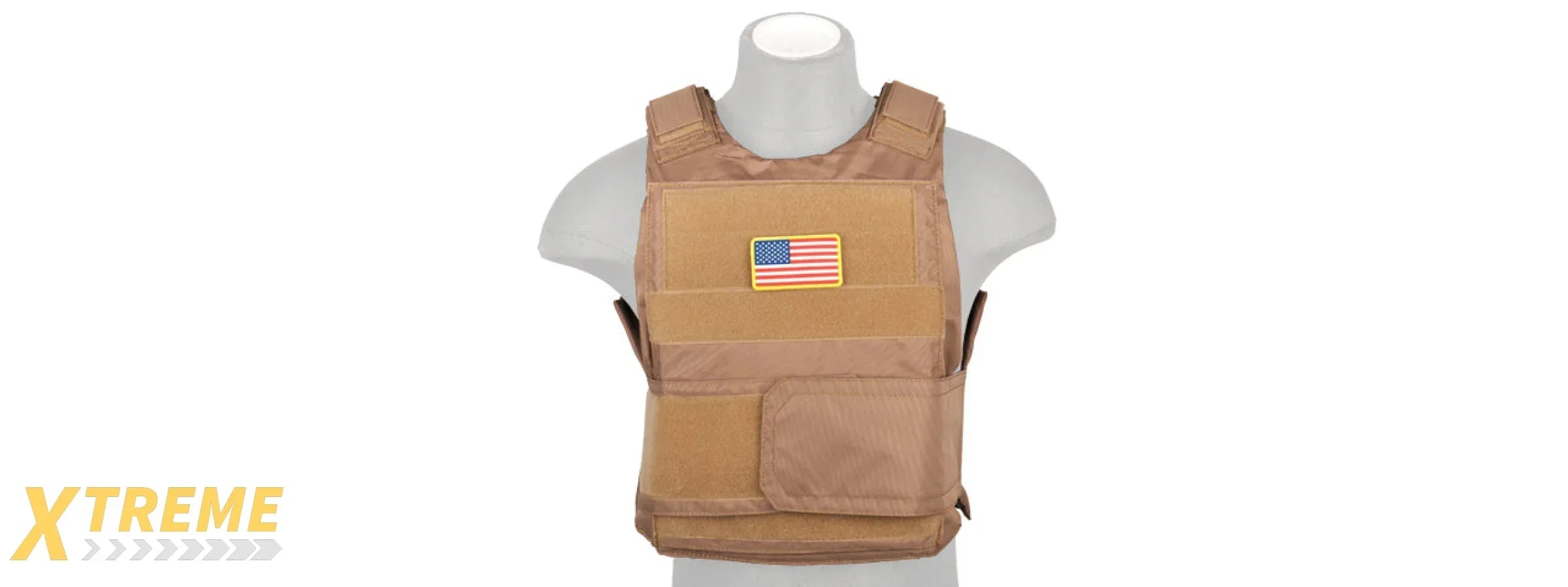CA-302 Nylon Body Armor Tactical Vest - Heavy Duty Adjustable Military Load-Bearing Vest