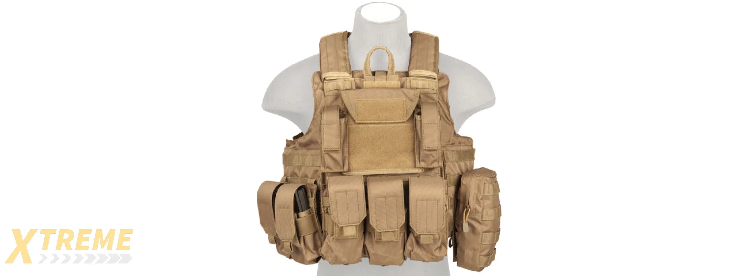 CA-303KN Strike Tactical Vest (Coyote Brown)