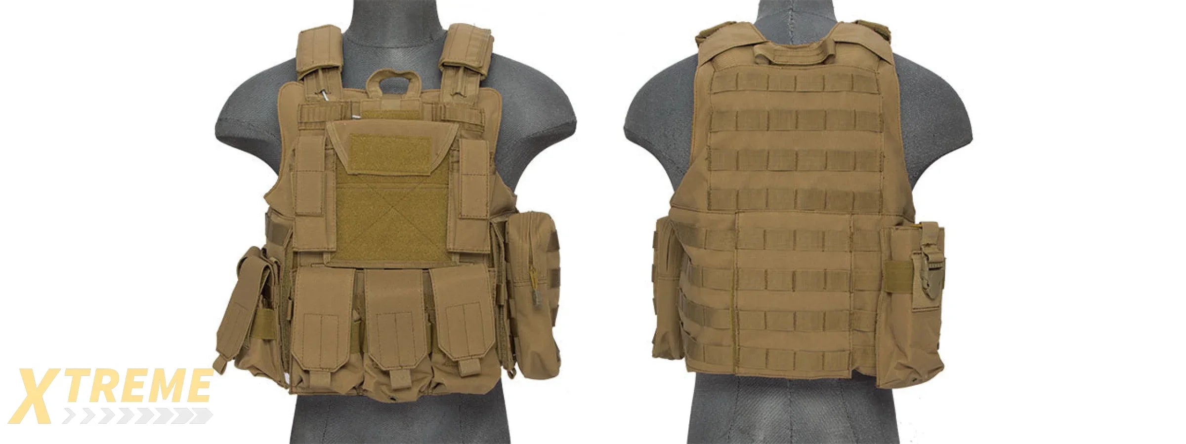 CA-303TN Nylon Strike Tactical Vest (Tan)