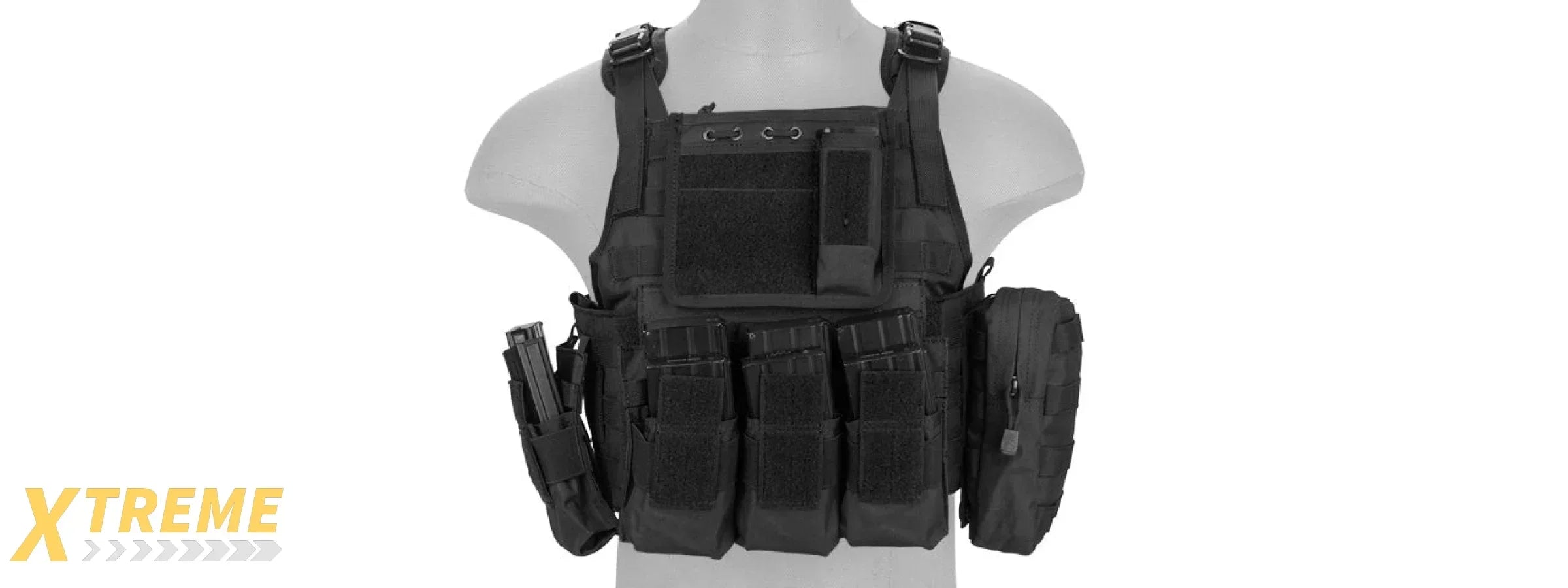 CA-305 Nylon Tactical Assault Plate Carrier Vest for Military and Law Enforcement Use