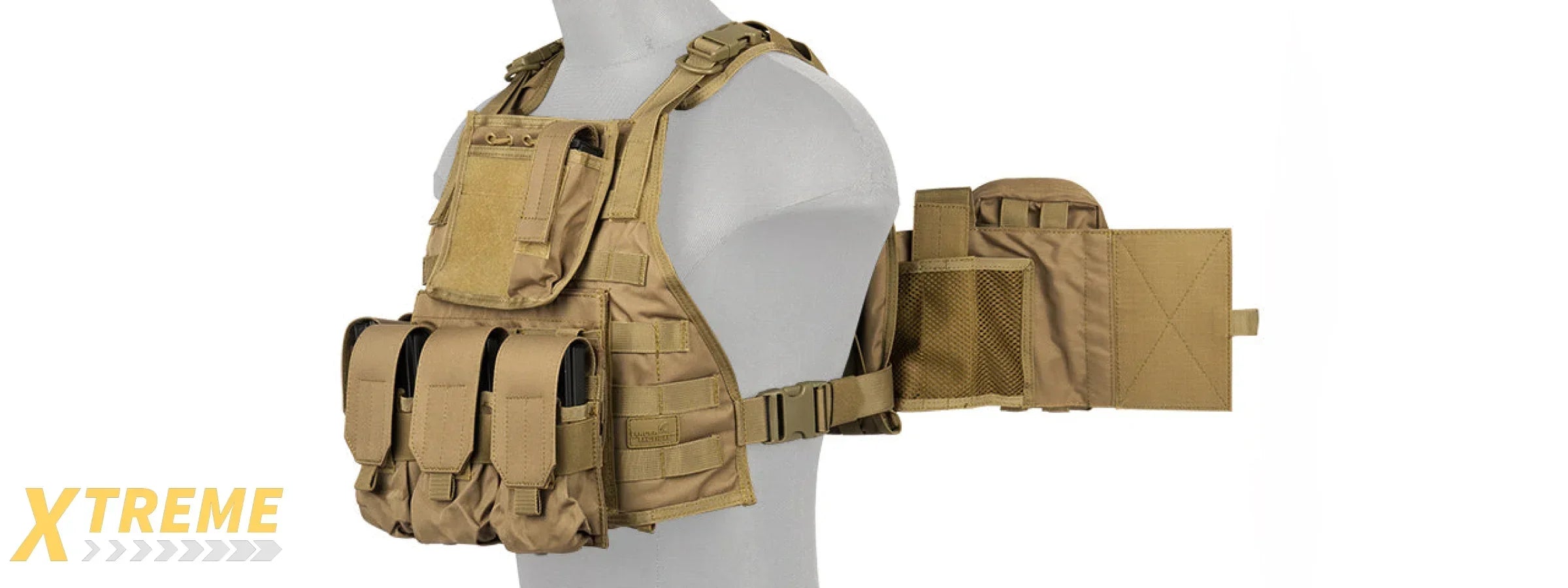 CA-305 Nylon Tactical Assault Plate Carrier Vest for Military and Law Enforcement Use