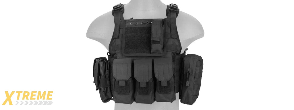 CA-305 Nylon Tactical Assault Plate Carrier Vest for Military and Law Enforcement Use