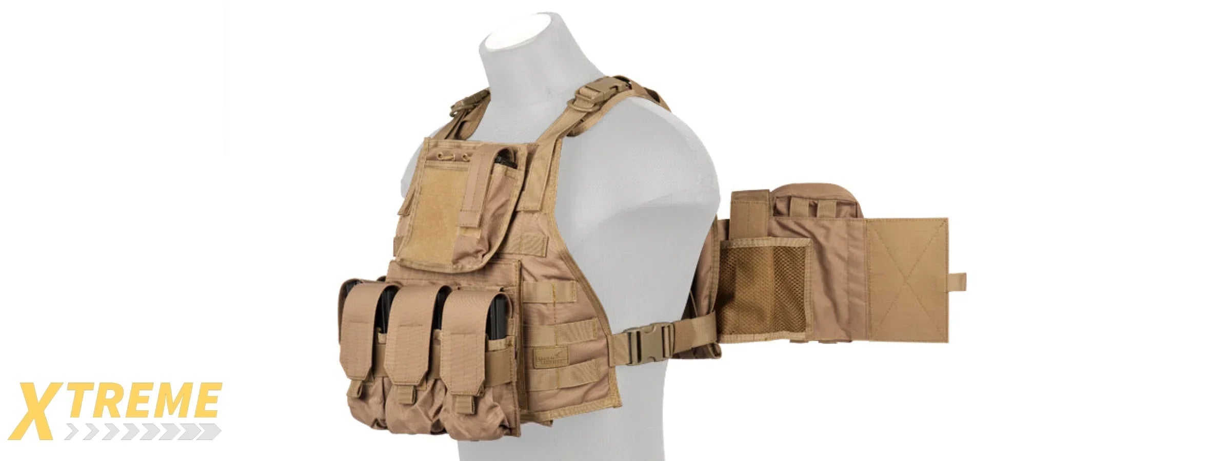 CA-305 Nylon Tactical Assault Plate Carrier Vest for Military and Law Enforcement Use