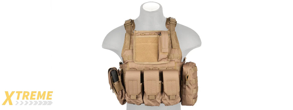 CA-305 Nylon Tactical Assault Plate Carrier Vest for Military and Law Enforcement Use