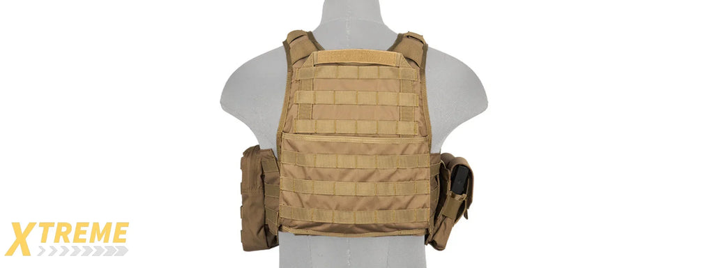 CA-305 Nylon Tactical Assault Plate Carrier Vest for Military and Law Enforcement Use