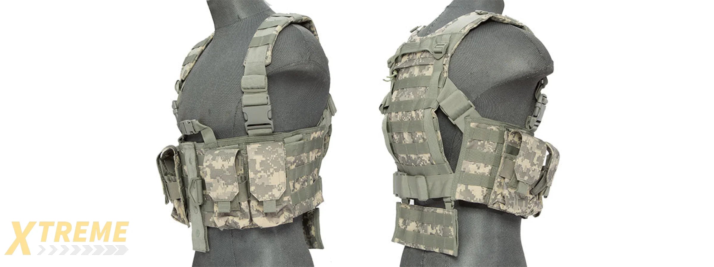CA-306AN NYLON M4 CHEST HARNESS, ACU