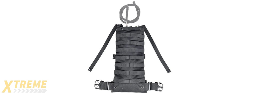 CA-307BN NYLON MODULAR CHEST RIG (BK)