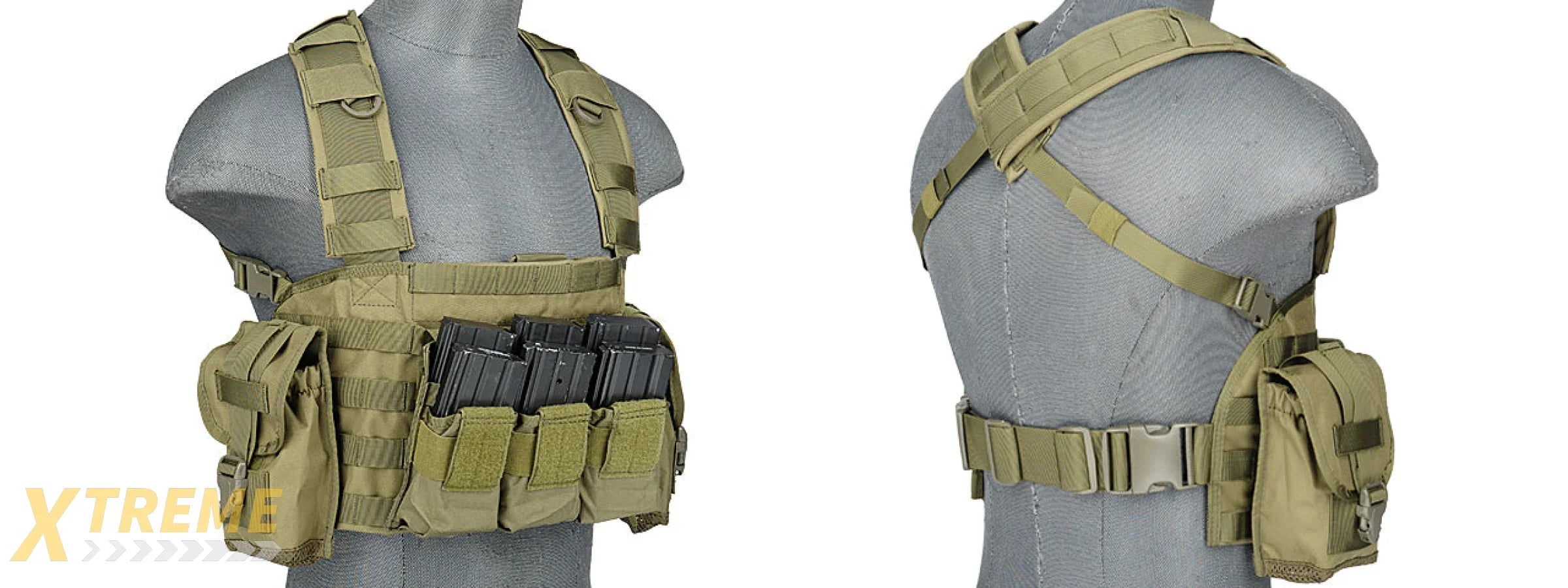 CA-307GN MODULAR CHEST RIG 600D NYLON (OD)
