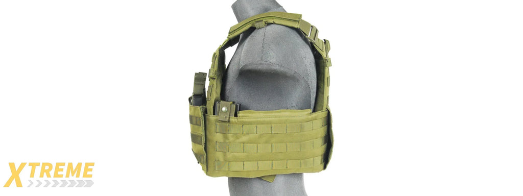 CA-311 1000D Nylon 6094/69T4 Airsoft Molle Tactical Vest by Lancer Tactical