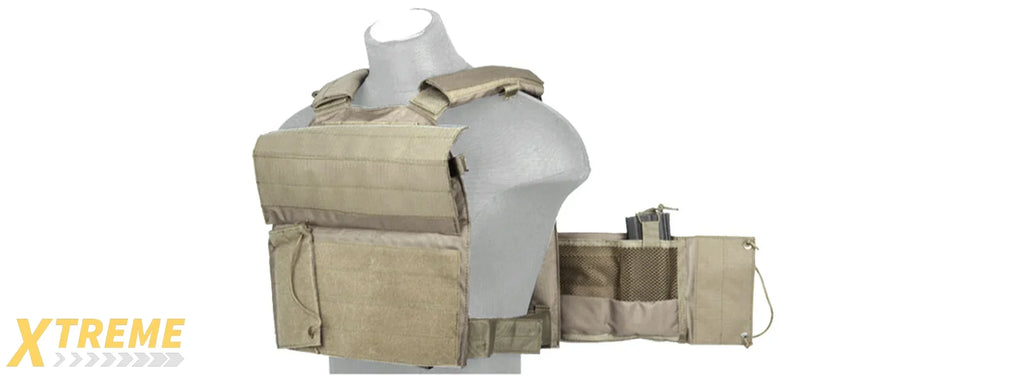 CA-311 1000D Nylon 6094/69T4 Airsoft Molle Tactical Vest by Lancer Tactical