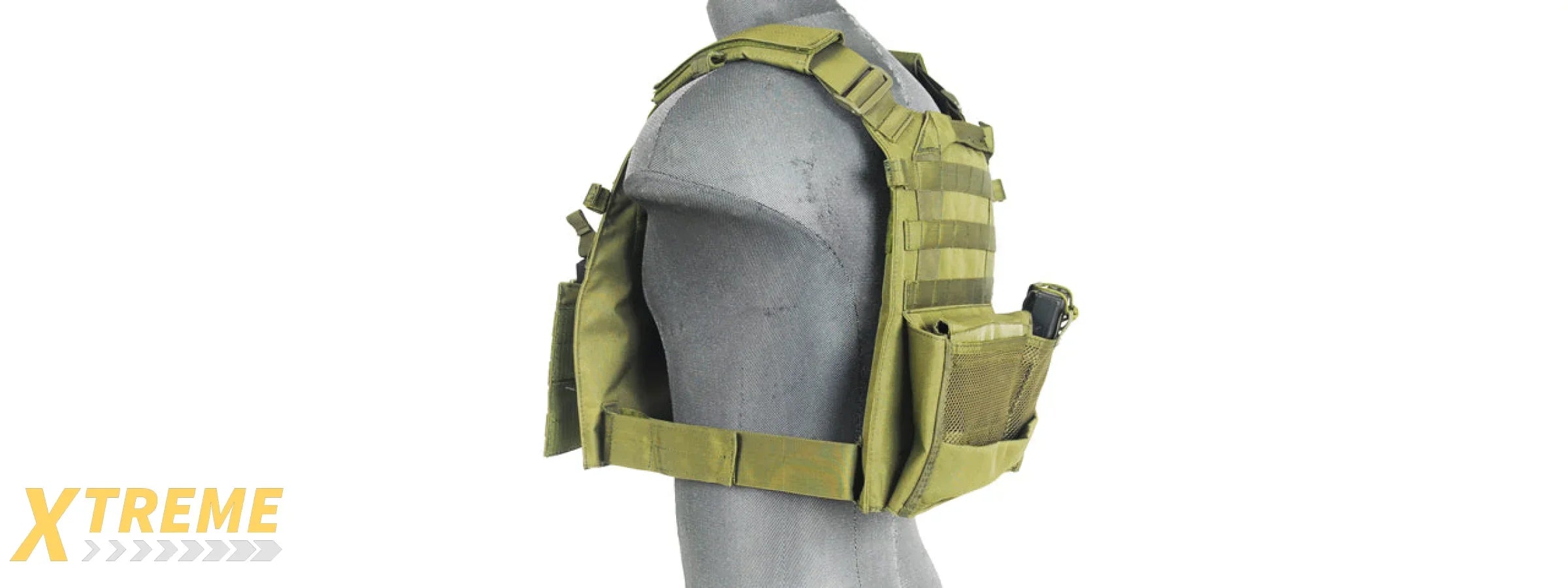 CA-311 1000D Nylon 6094/69T4 Airsoft Molle Tactical Vest by Lancer Tactical