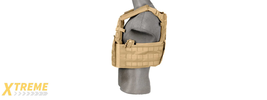 CA-311 1000D Nylon 6094/69T4 Airsoft Molle Tactical Vest by Lancer Tactical