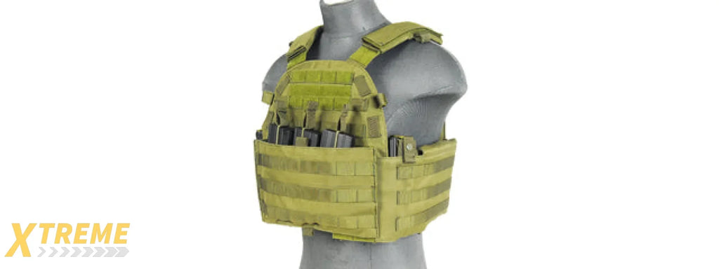 CA-311 1000D Nylon 6094/69T4 Airsoft Molle Tactical Vest by Lancer Tactical