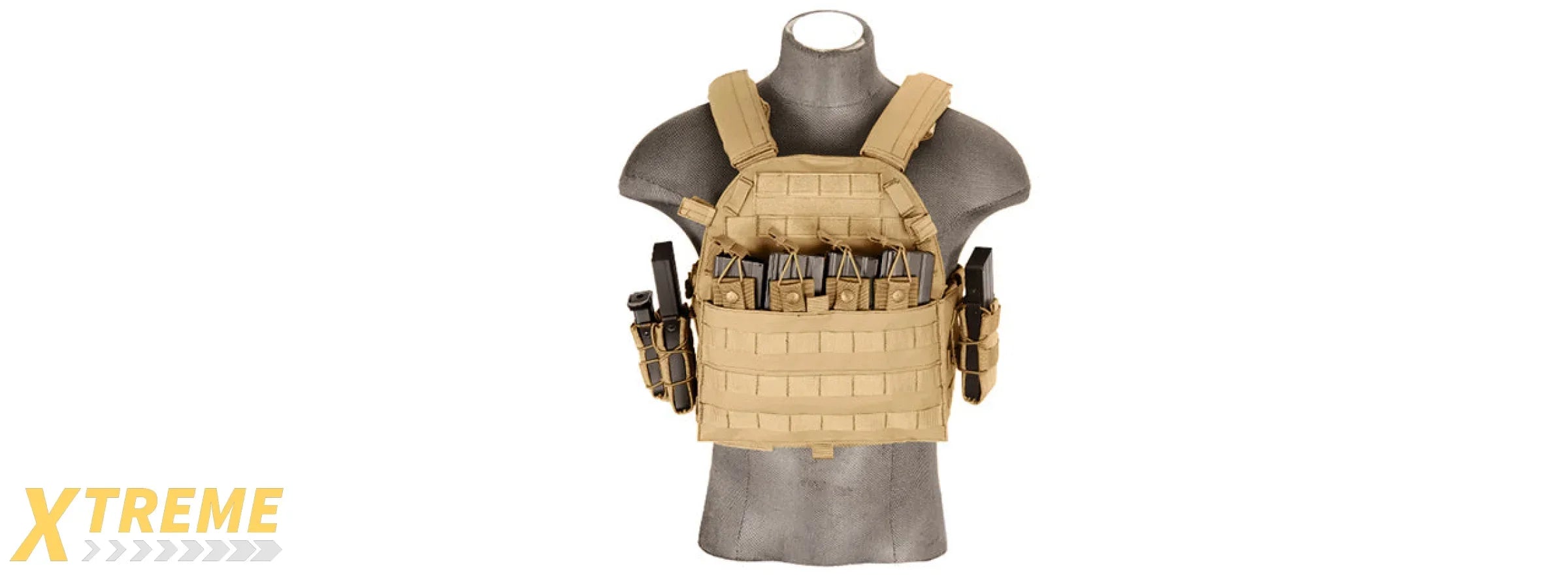 CA-311 1000D Nylon 6094/69T4 Airsoft Molle Tactical Vest by Lancer Tactical