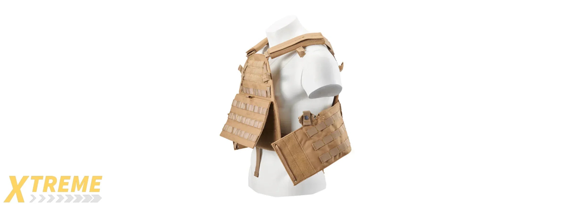 CA-311 1000D Nylon 6094/69T4 Airsoft Molle Tactical Vest by Lancer Tactical