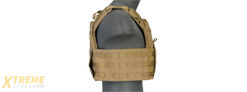 CA-313TN 1000D Nylon Speed Attack Tactical Vest (Tan)