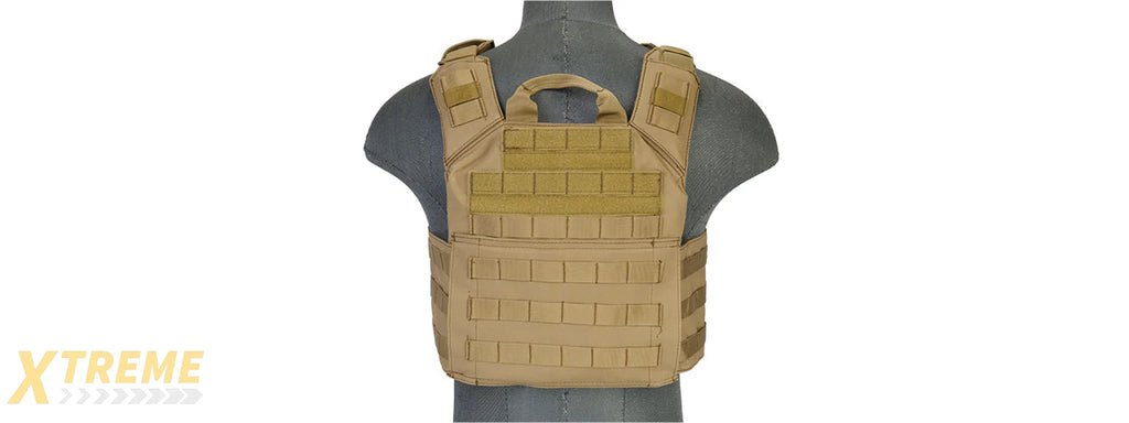 CA-313TN 1000D Nylon Speed Attack Tactical Vest (Tan)