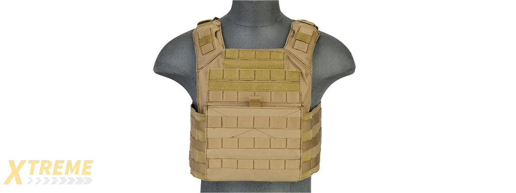 CA-313TN 1000D Nylon Speed Attack Tactical Vest (Tan)