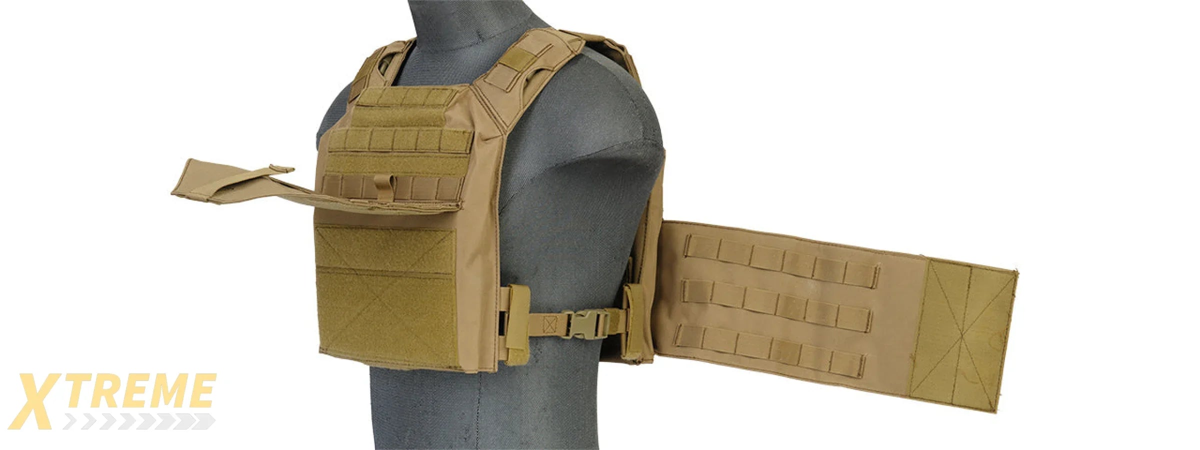 CA-313TN 1000D Nylon Speed Attack Tactical Vest (Tan)