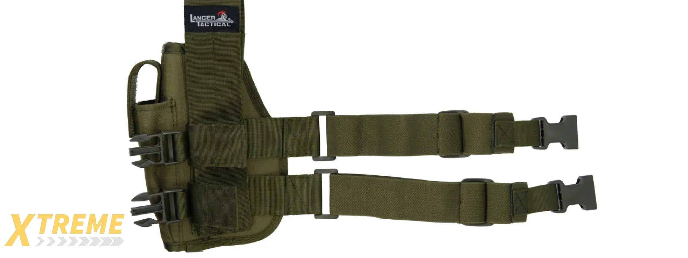 CA-323 92F Drop Leg Nylon Pistol Holster by Lancer Tactical Thigh Rig
