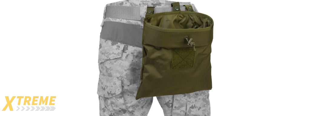CA-341 Foldable Dump Pouch for Magazine Storage and Gear Organization, Tactical Design