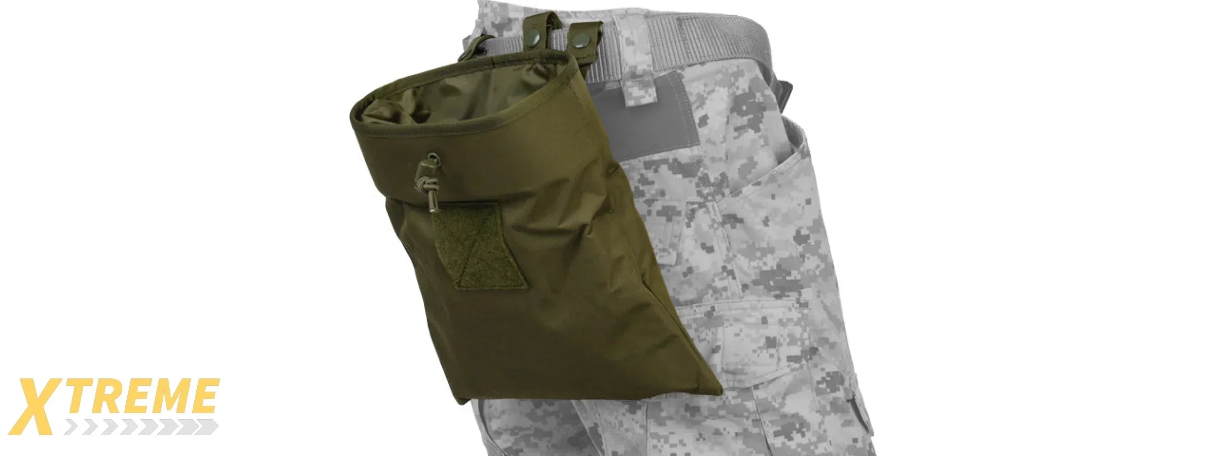 CA-341 Foldable Dump Pouch for Magazine Storage and Gear Organization, Tactical Design