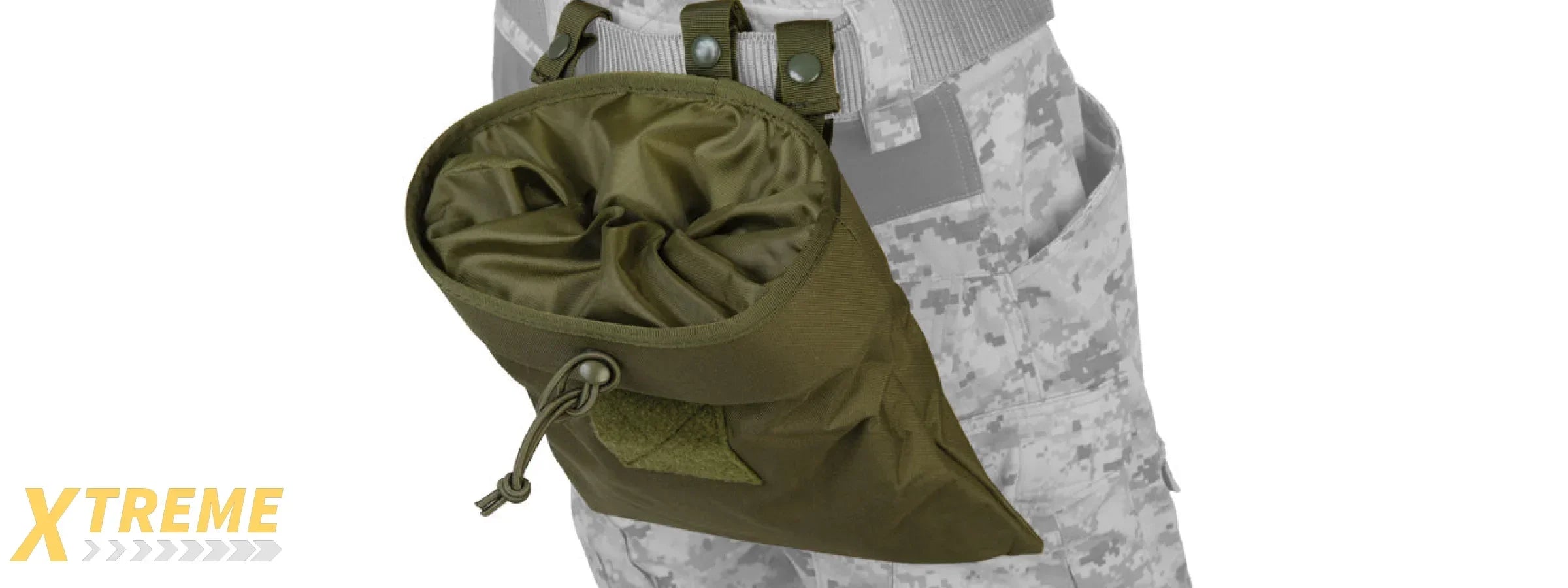 CA-341 Foldable Dump Pouch for Magazine Storage and Gear Organization, Tactical Design