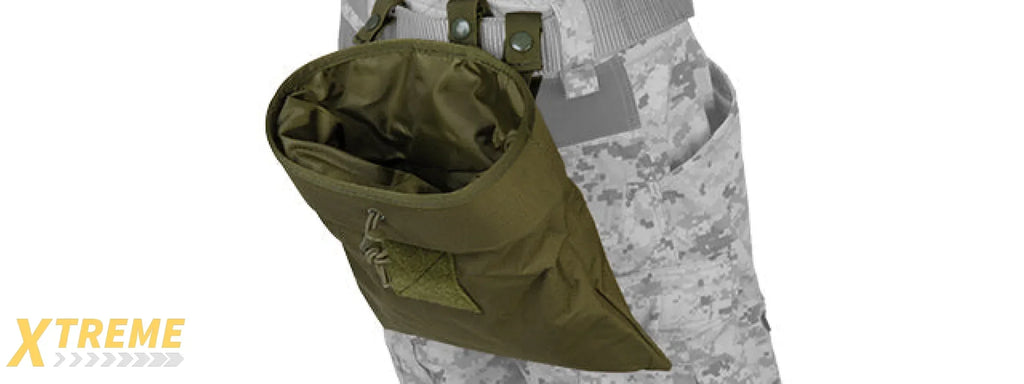 CA-341 Foldable Dump Pouch for Magazine Storage and Gear Organization, Tactical Design
