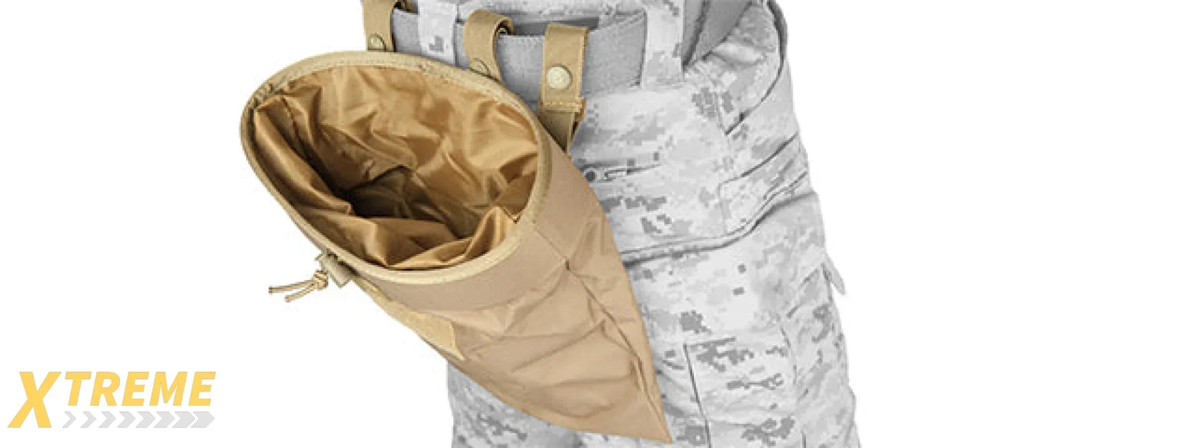 CA-341 Foldable Dump Pouch for Magazine Storage and Gear Organization, Tactical Design