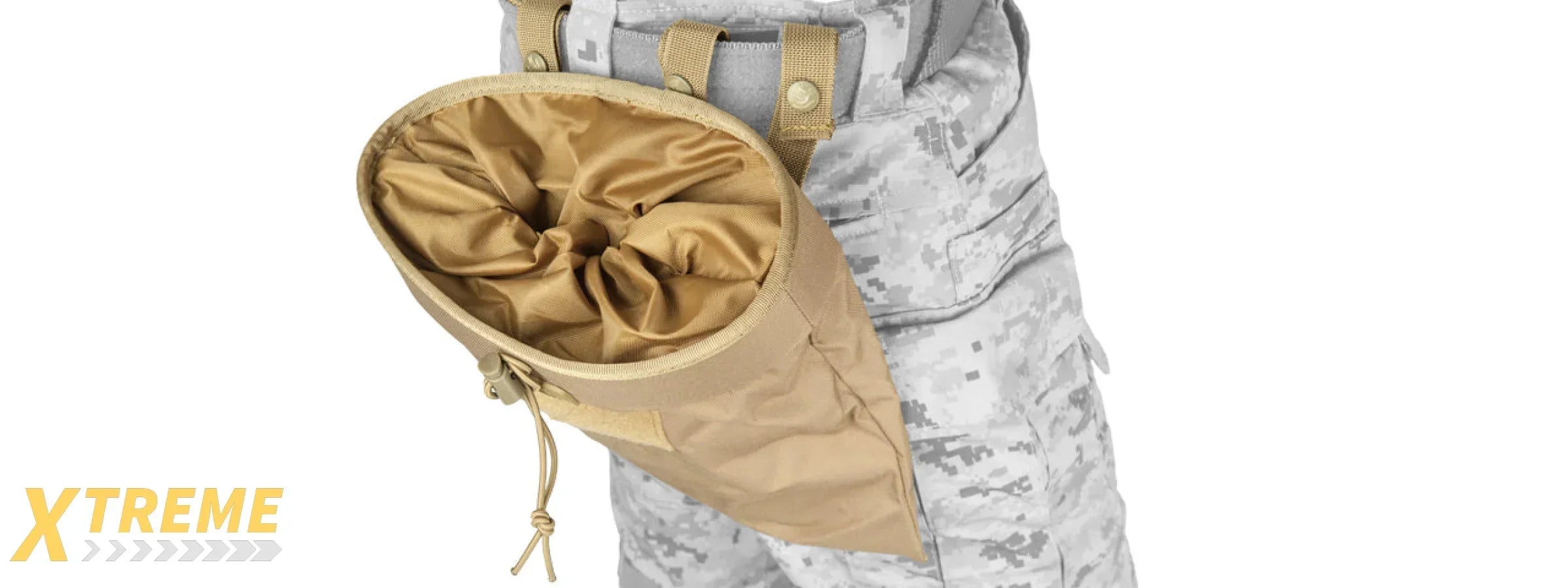 CA-341 Foldable Dump Pouch for Magazine Storage and Gear Organization, Tactical Design