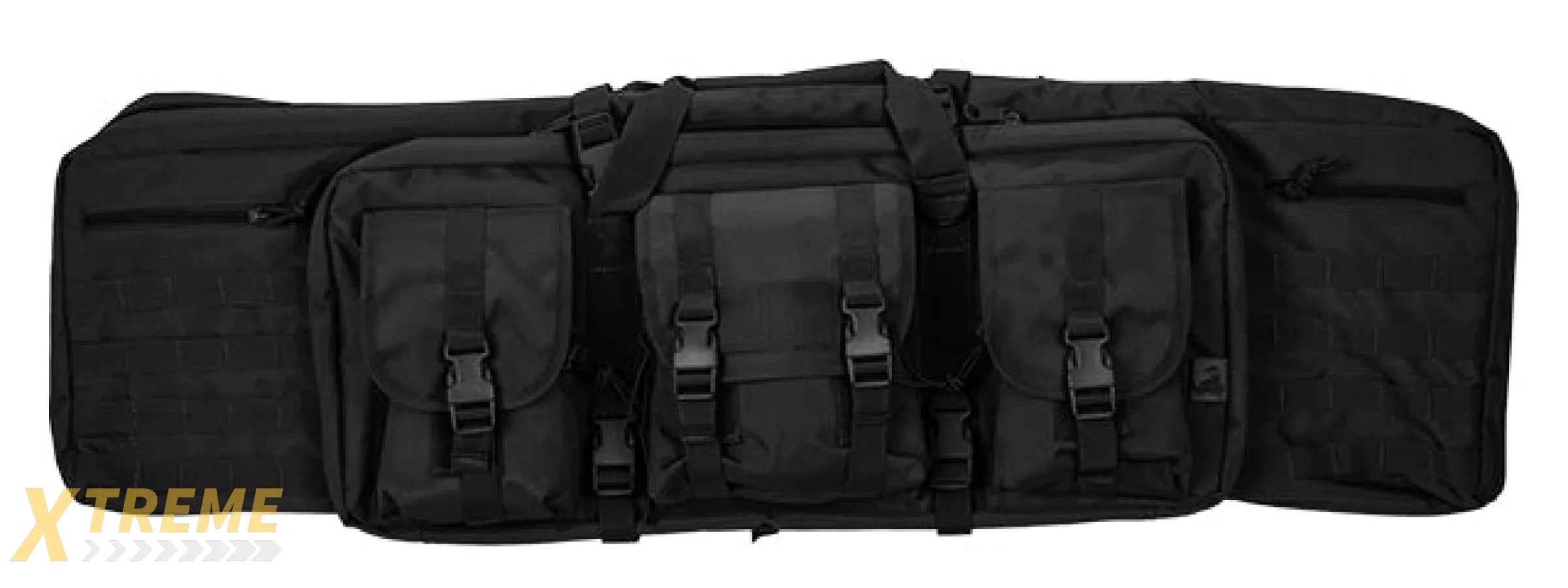 CA-343B2 MOLLE 42" DOUBLE GUN BAG (COLOR: BLACK)