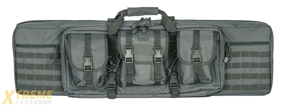 CA-343GY2 MOLLE 42" DOUBLE GUN BAG (GRAY)